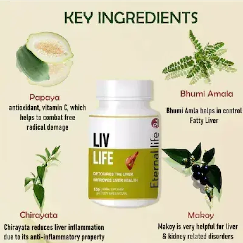 Liver Detox Ayurvedic Medicine Liv Life Powder 100gm